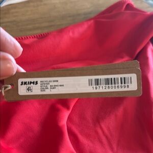 SKIMS Fiery Red Swimwear